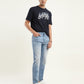 Men's 512 Blue Slim Tapered Fit Mid Rise Jeans - shot View