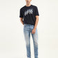 Men's 512 Blue Slim Tapered Fit Mid Rise Jeans - Front View
