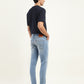 Men's 512 Blue Slim Tapered Fit Mid Rise Jeans - Back View