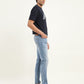 Men's 512 Blue Slim Tapered Fit Mid Rise Jeans - Side View