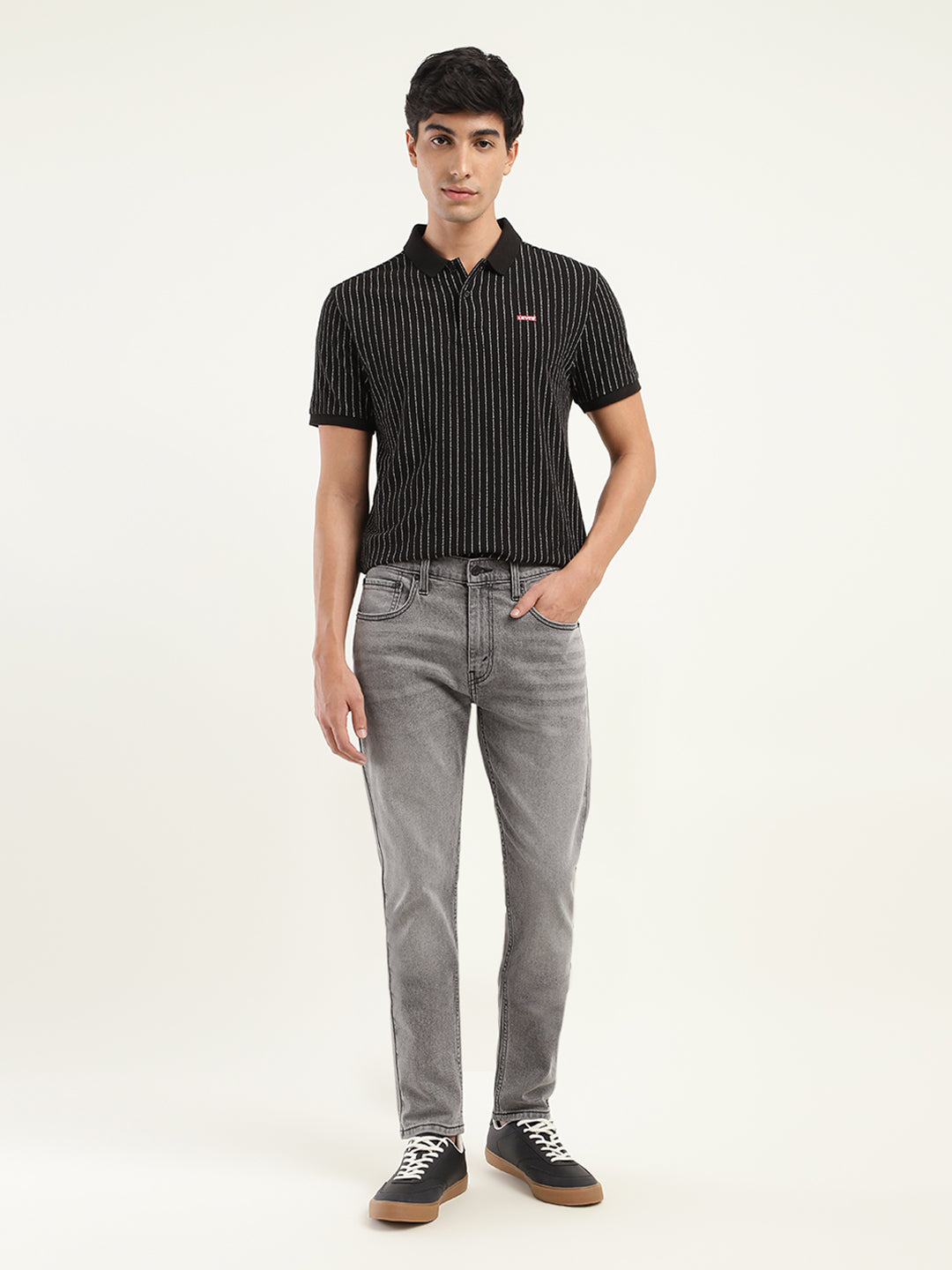 Men's 512 Grey Slim Tapered Fit Mid Rise Jeans - 13eca46e-5d0c-4f8a-a501-bd4188503755 View