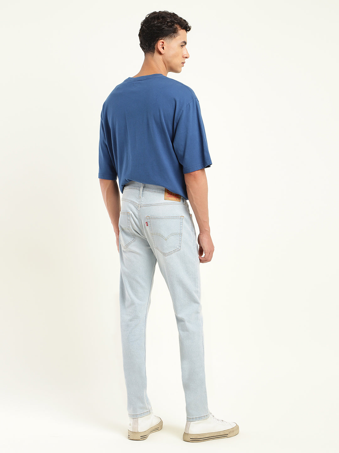 Men's 512 Blue Slim Tapered Fit Mid Rise Jeans - 2b9893fb-aa90-4099-9738-7457914409d7 View