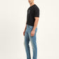Men's 512 Blue Slim Tapered Fit Mid Rise Jeans - Side View