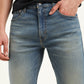 Men's 512 Blue Slim Tapered Fit Mid Rise Jeans - Detail View