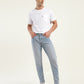 Men's 512 Blue Slim Tapered Fit Mid Rise Jeans - Front View