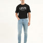 Men's 512 Blue Slim Tapered Fit Mid Rise Jeans - Front View