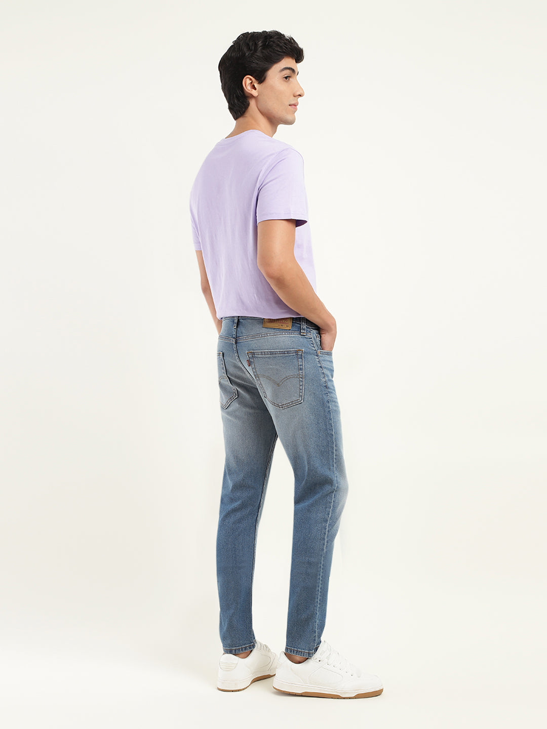 Men's 512 Blue Slim Tapered Fit Mid Rise Jeans - 1e4c246f-b54f-403a-bc72-10d683d5738a View