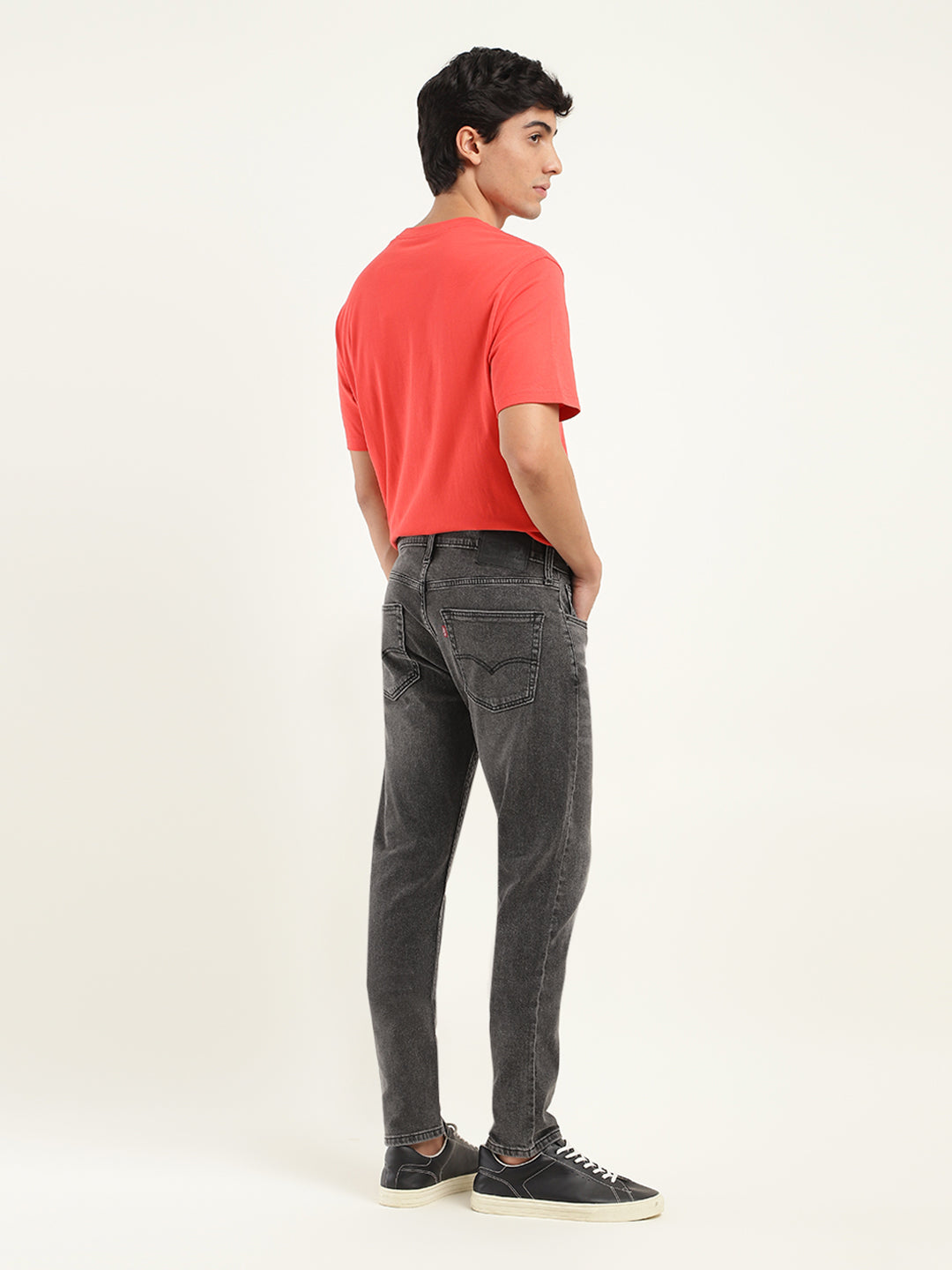 Men's 512 Charcoal Grey Slim Tapered Fit Mid Rise Jeans - 0eabf775-a84c-485c-9cf3-a71e237fc2a4 View