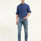 Men's 512 Indigo Slim Tapered Fit Mid Rise Jeans - Front View