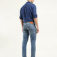 Men's 512 Indigo Slim Tapered Fit Mid Rise Jeans - Back View