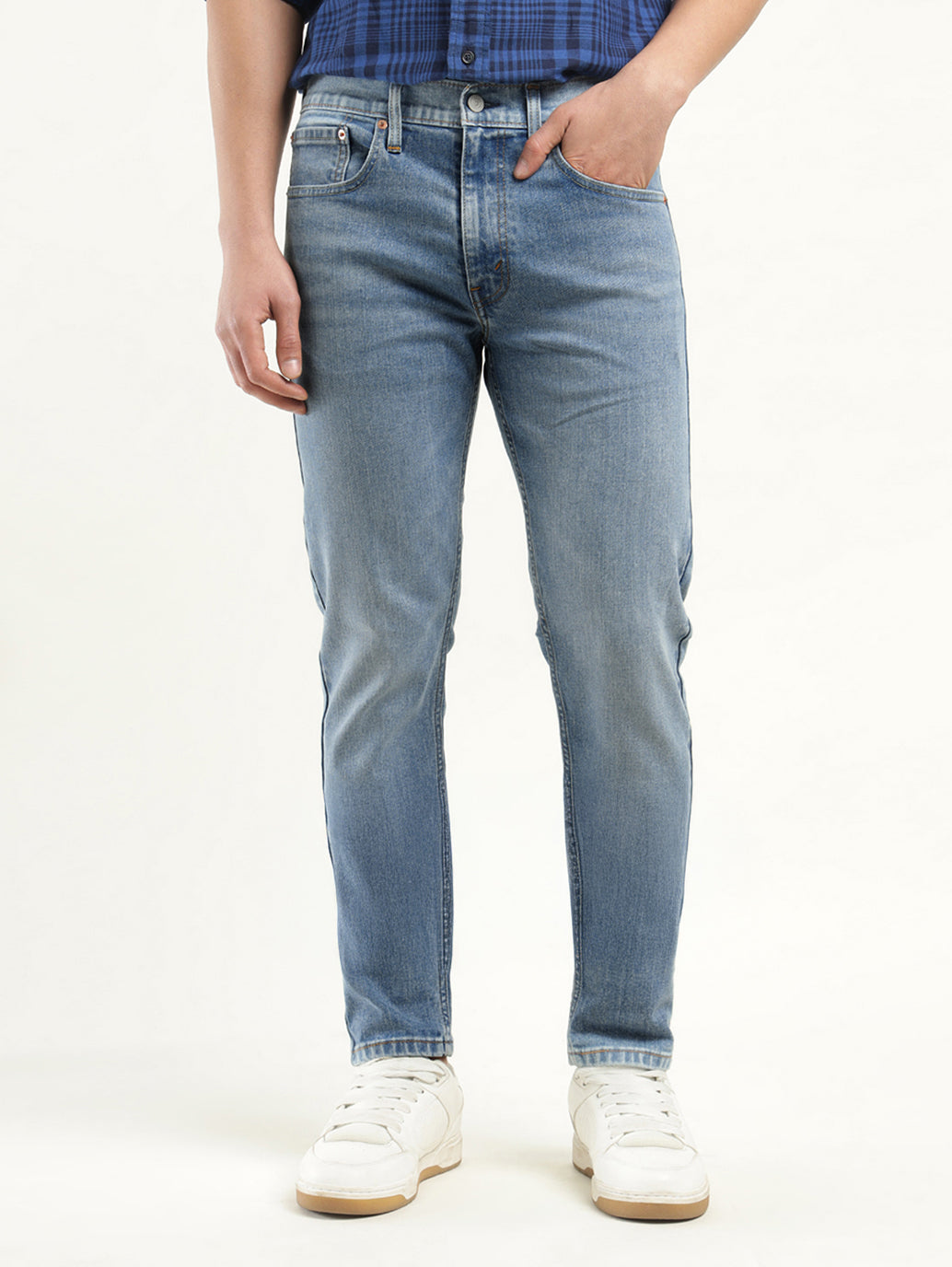 Men's 512 Indigo Slim Tapered Fit Mid Rise Jeans - Detail View