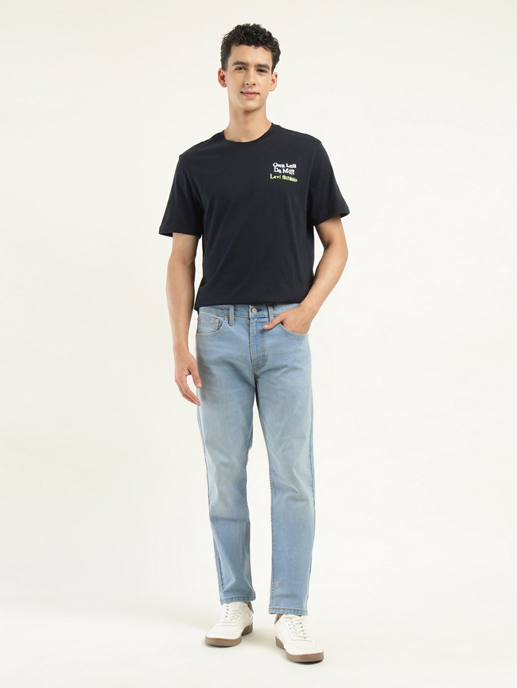 Men's 512 Indigo Slim Tapered Fit Mid Rise Jeans - Front View