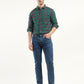 Men's 512 Indigo Slim Tapered Fit Mid Rise Jeans - Front View
