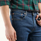 Men's 512 Indigo Slim Tapered Fit Mid Rise Jeans - Detail View