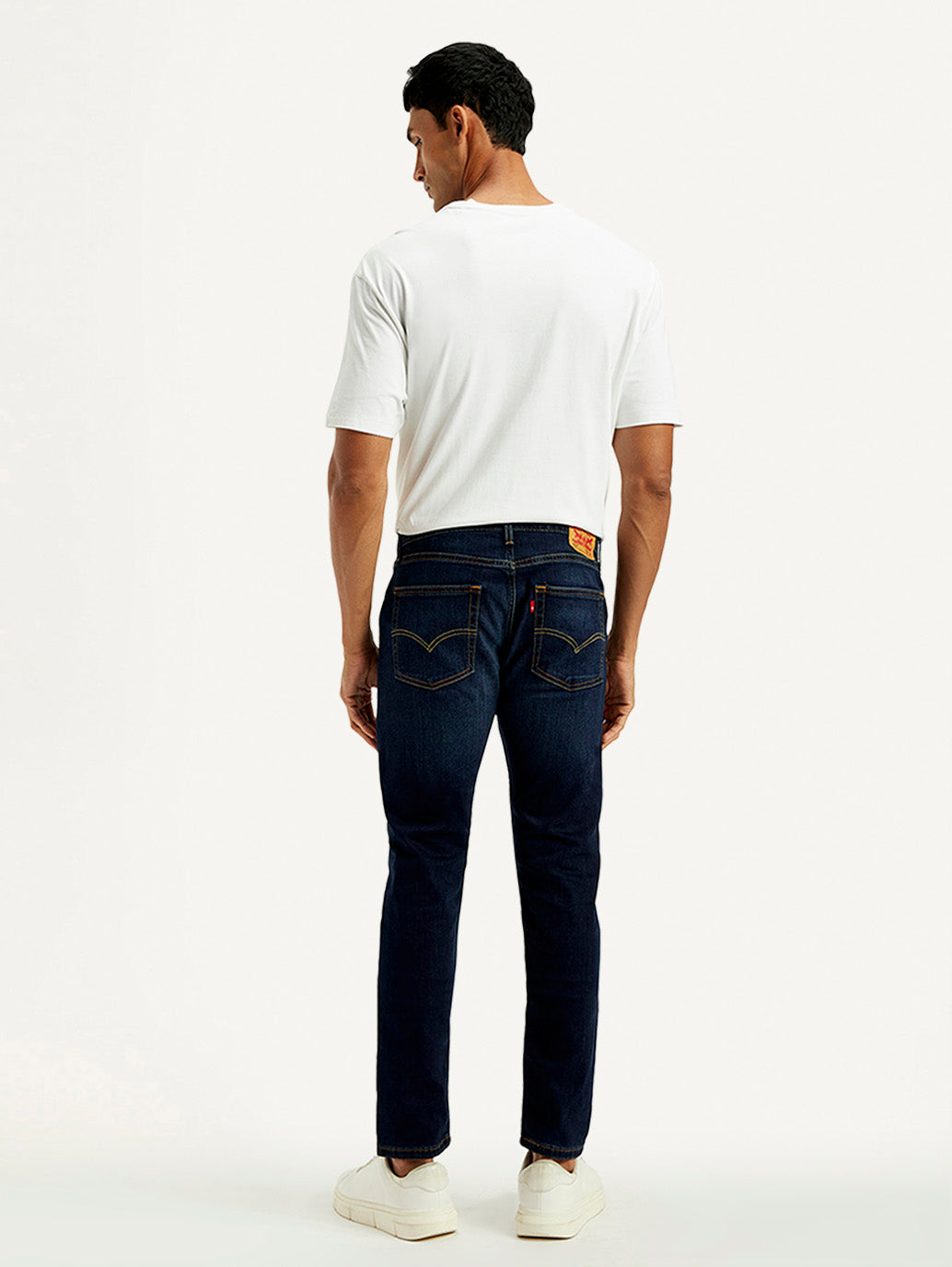 Men's 512 Indigo Slim Tapered Fit Mid Rise Jeans - Back View