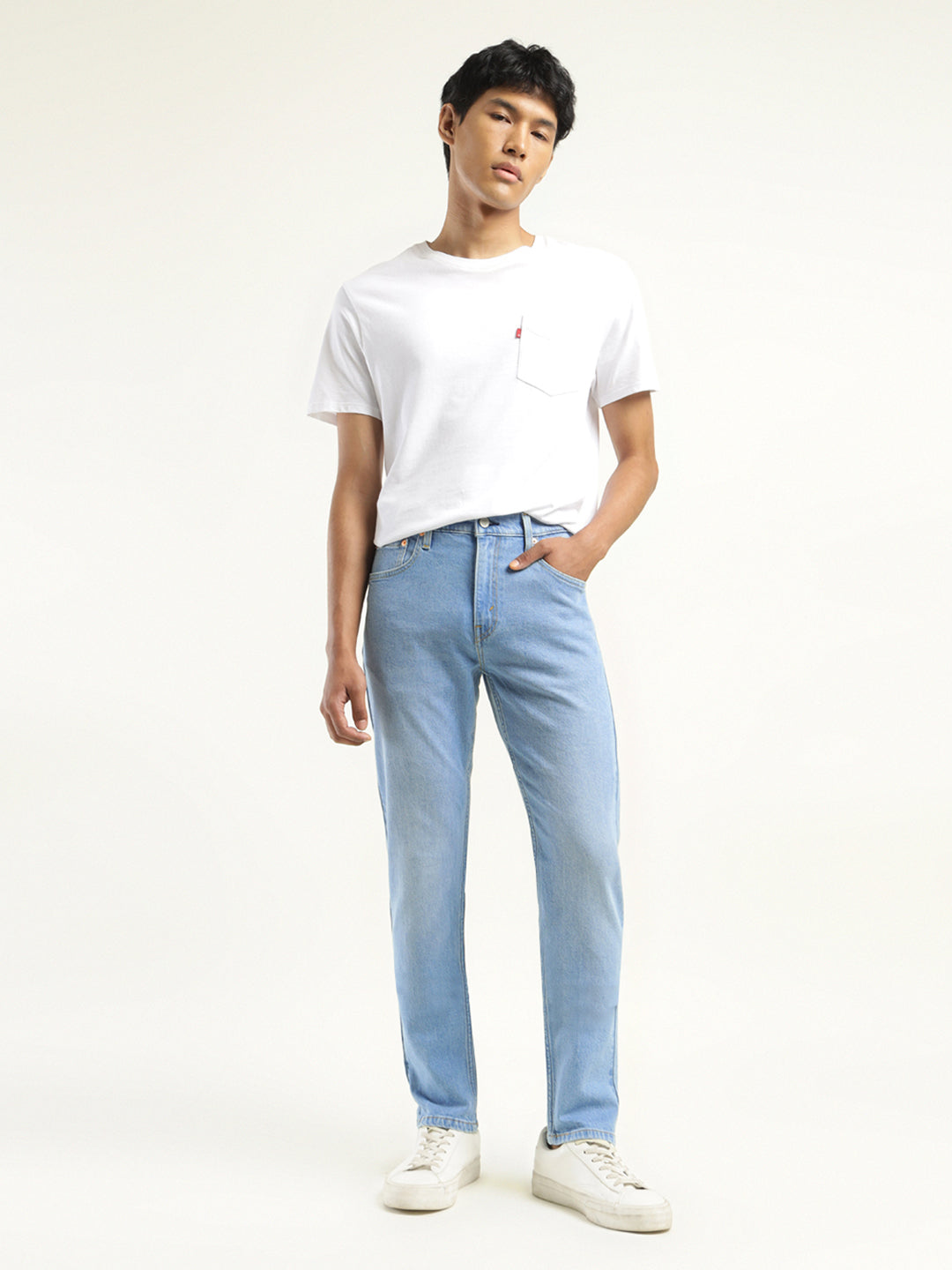 Men's 512 Indigo Slim Tapered Fit Mid Rise Jeans - Front View