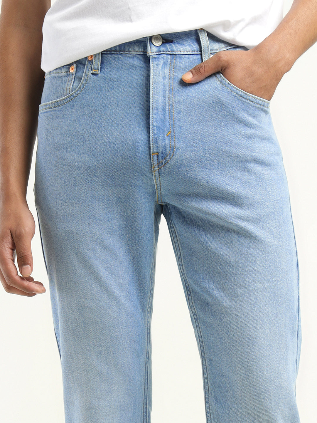 Men's 512 Indigo Slim Tapered Fit Mid Rise Jeans - Detail View
