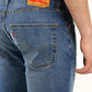 Men's 512 Indigo Slim Tapered Fit Mid Rise Jeans - Detail View