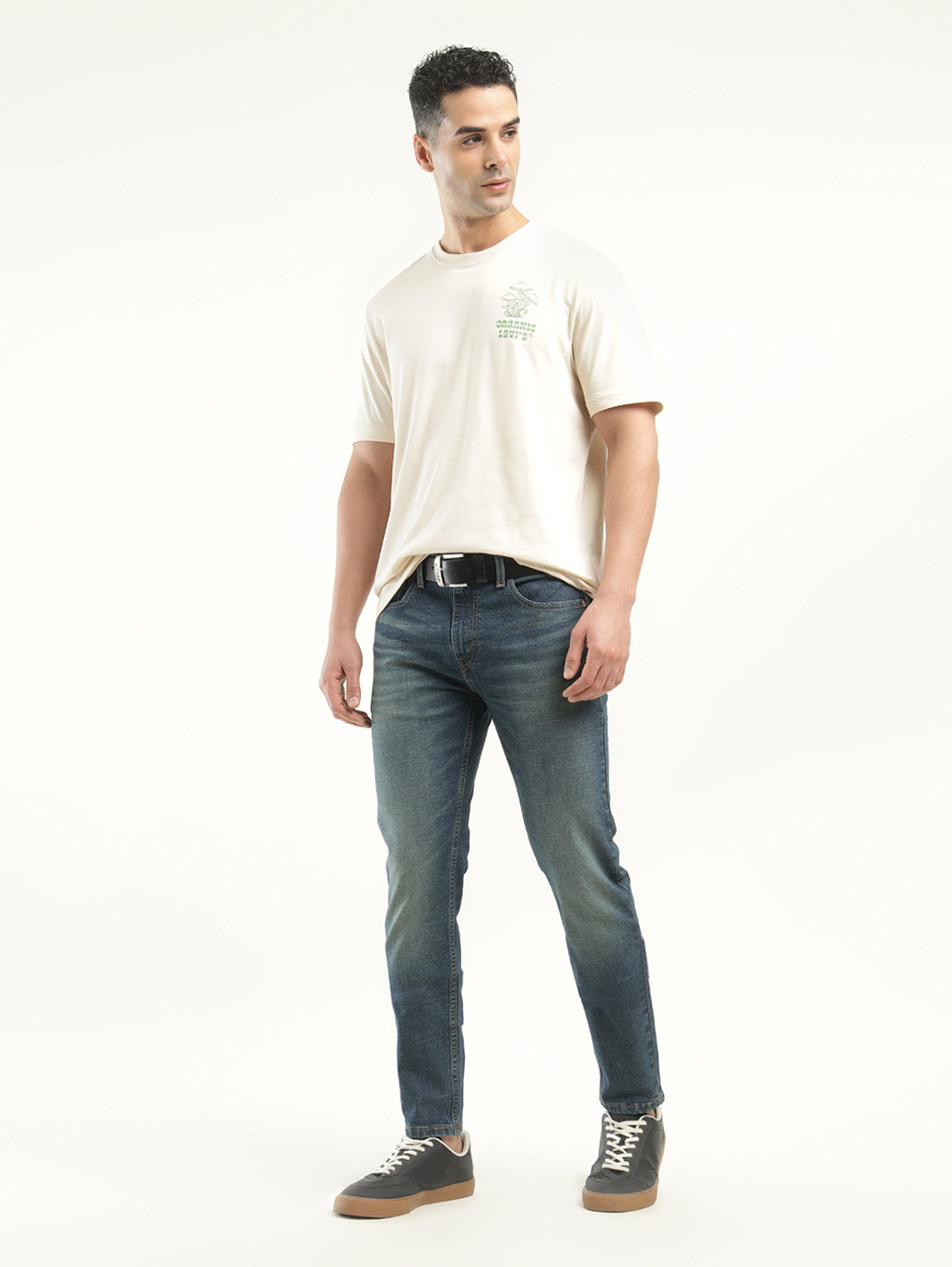 Men's 512 Indigo Slim Tapered Fit Mid Rise Jeans