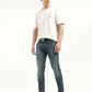 Men's 512 Indigo Slim Tapered Fit Mid Rise Jeans - Styleshot View