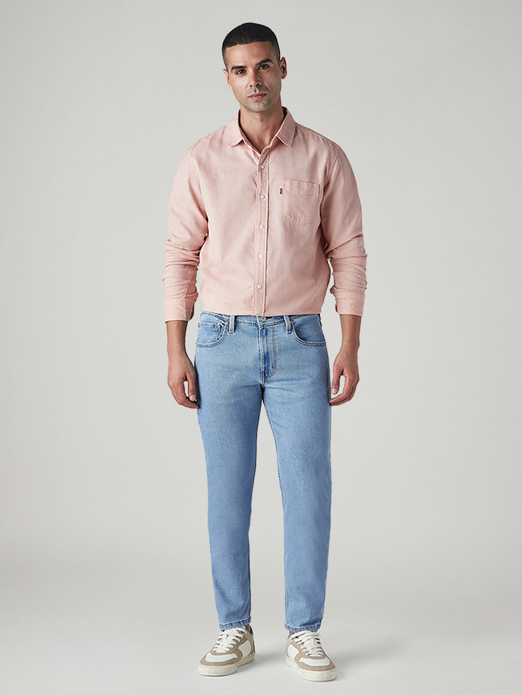 Men's 512 Light Blue Slim Tapered Fit Mid Rise Jeans - 20534f01-cc3a-4487-b105-c8ab509d19e9 View