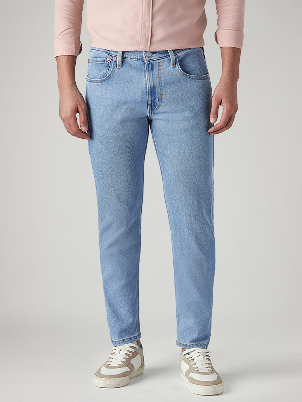 Men's 512 Light Blue Slim Tapered Fit Mid Rise Jeans - 5900a2ab-6ee2-4914-bee1-0c043a7dd66c View