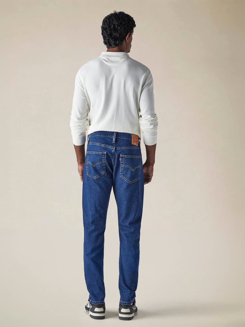 Mens 512 Mid Rise Slim Tapered Fit Cotton Stretch Blend Jeans - Back View
