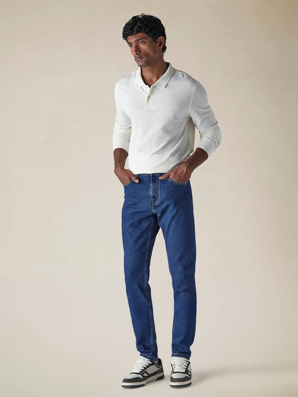 Mens 512 Mid Rise Slim Tapered Fit Cotton Stretch Blend Jeans - Side View