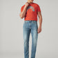 Men's 512 Blue Slim Tapered Fit Mid Rise Tinted Jeans - Styleshot View