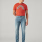Men's 512 Blue Slim Tapered Fit Mid Rise Tinted Jeans - Front View