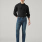 Men's 512 Blue Slim Tapered Fit Mid Rise Jeans - Front View