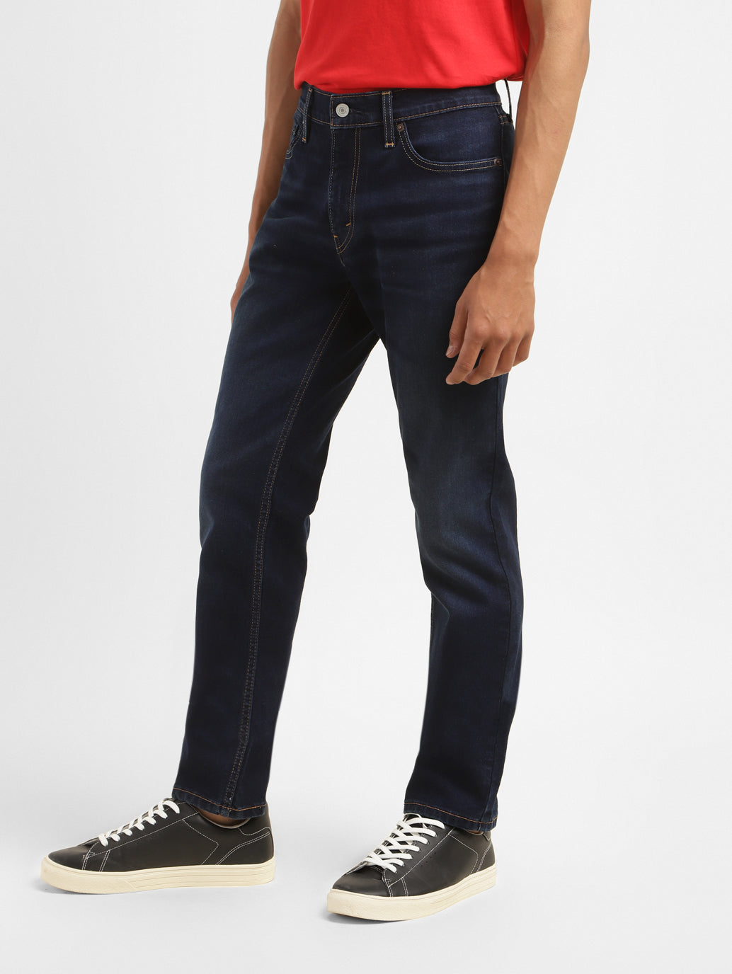 Men's 511 Blue Slim Fit Mid Rise Jeans - 7d27e438-632e-423d-946e-fc6a902746f0 View