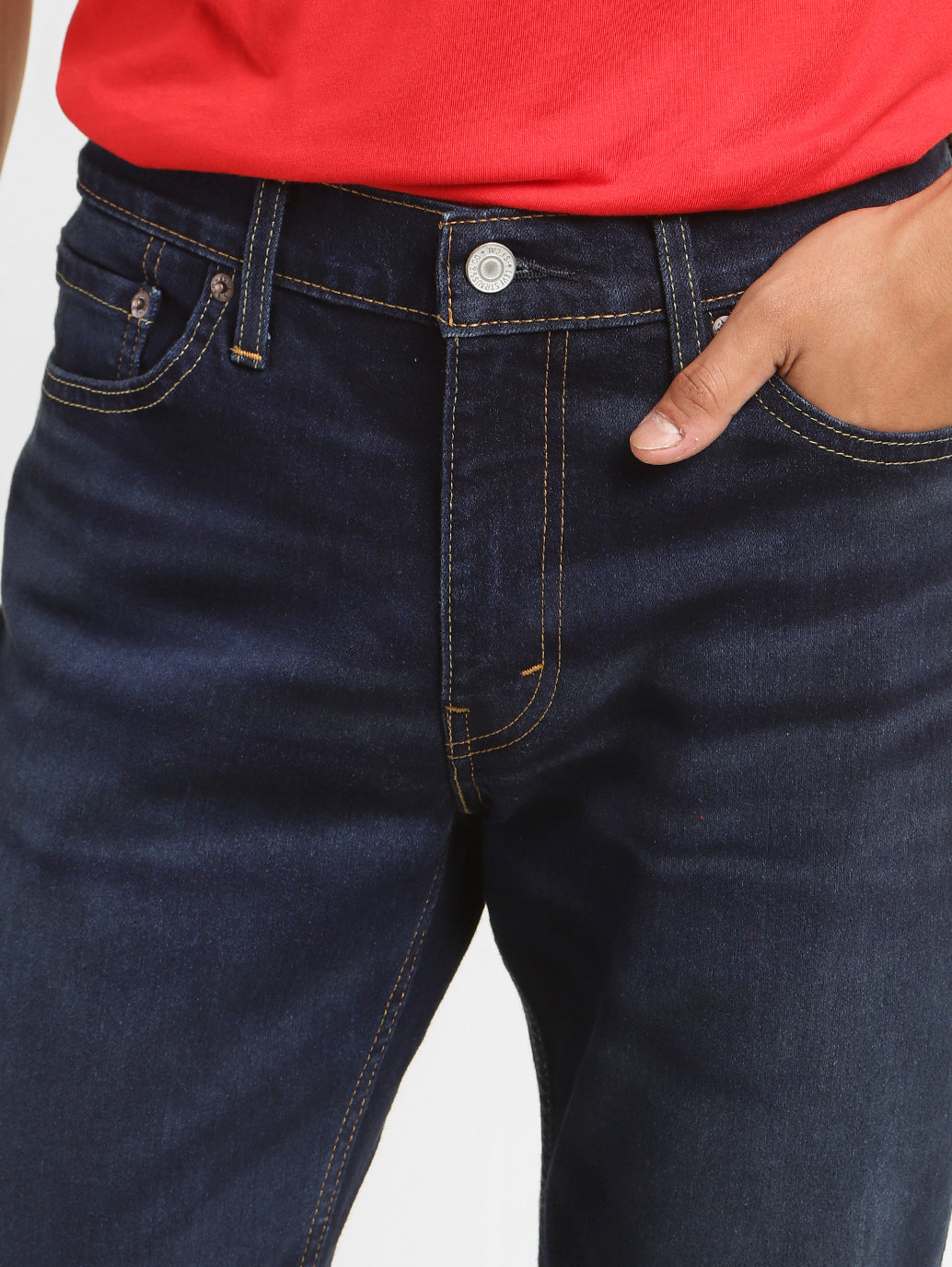 Men's 511 Blue Slim Fit Mid Rise Jeans - 1c8a9c14-41f4-4ff2-b2c5-74335916edfa View