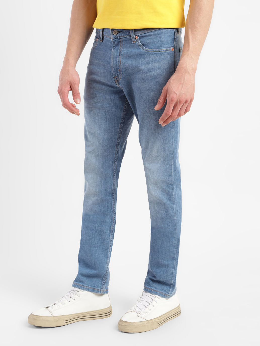 Men's 511 Blue Slim Fit Mid Rise Jeans - d236a220-0e68-4e41-a2f6-5e75c0a59a95 View