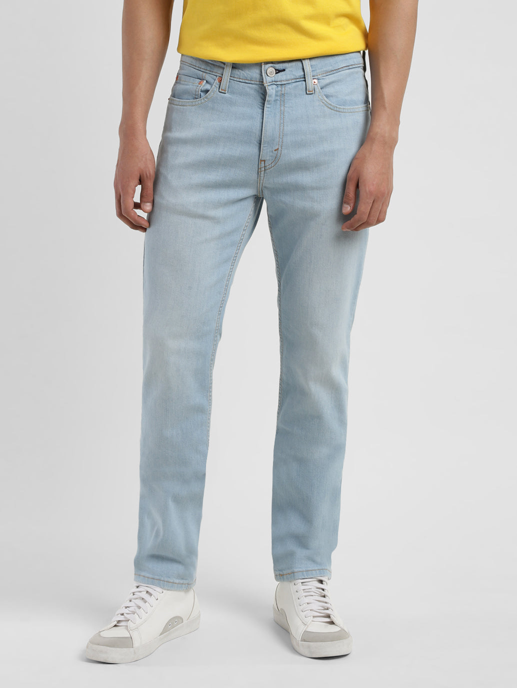 Men's 511 Blue Slim Fit Mid Rise Jeans - d5563d11-1742-4200-8c17-eec96a4c2b52 View