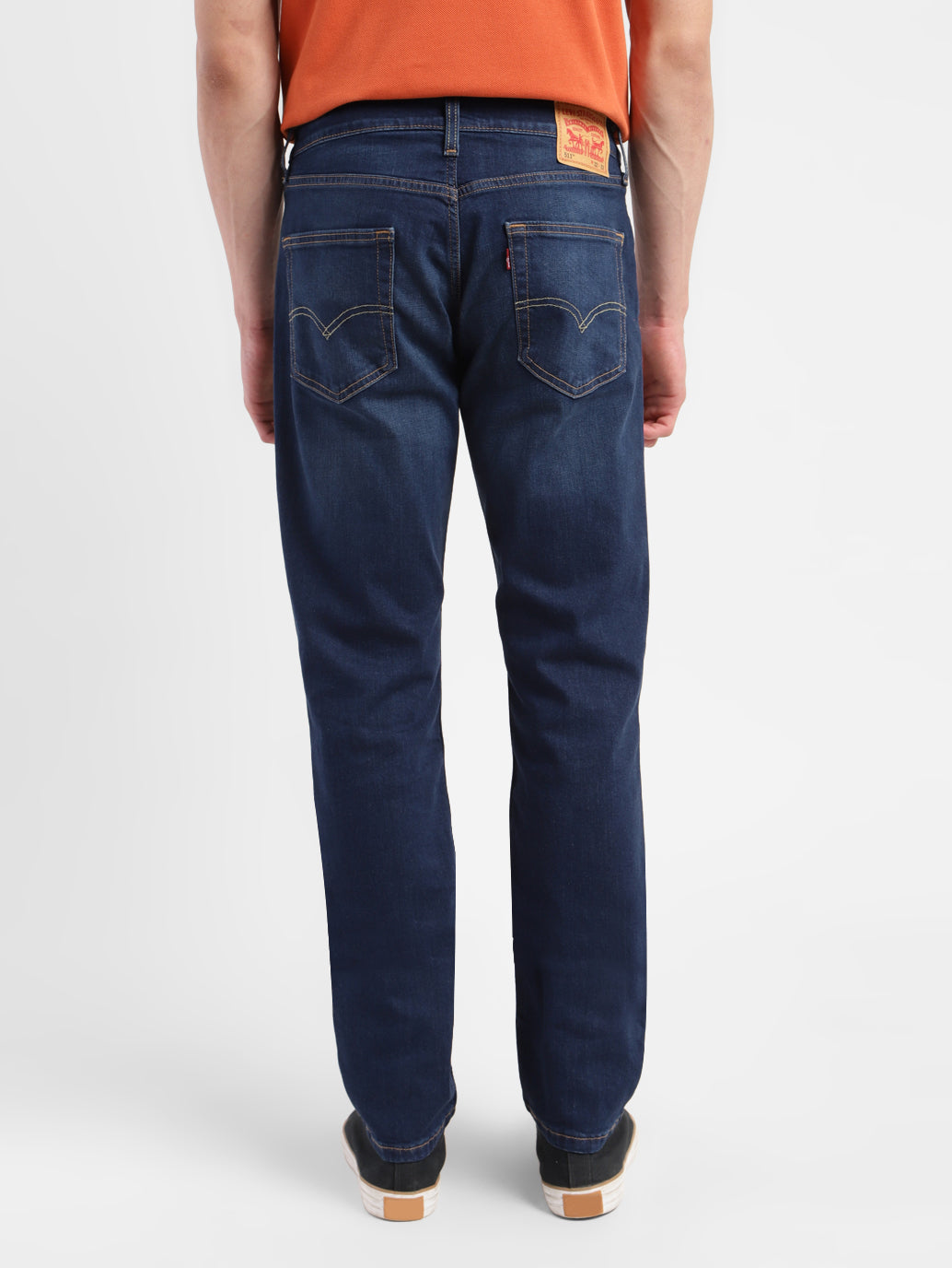 Men's 511 Blue Slim Fit Mid Rise Jeans - 3a649d54-ea65-41ed-95df-7a34e280e763 View