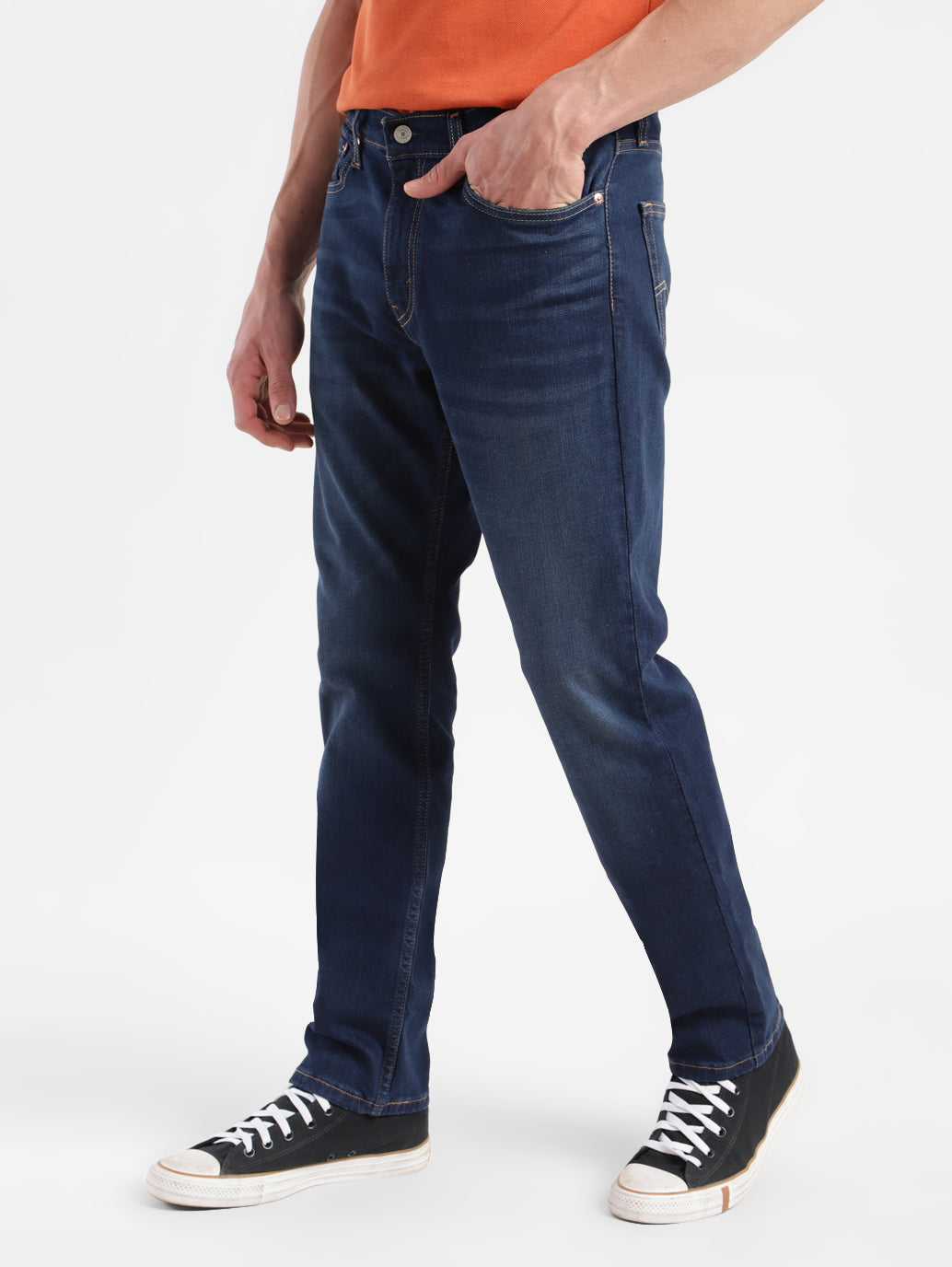 Men's 511 Blue Slim Fit Mid Rise Jeans - 1533f36b-8e55-4217-8131-4d4c23ee9e3d View