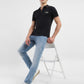 Men's 511 Blue Slim Fit Mid Rise Jeans - StyleShot View