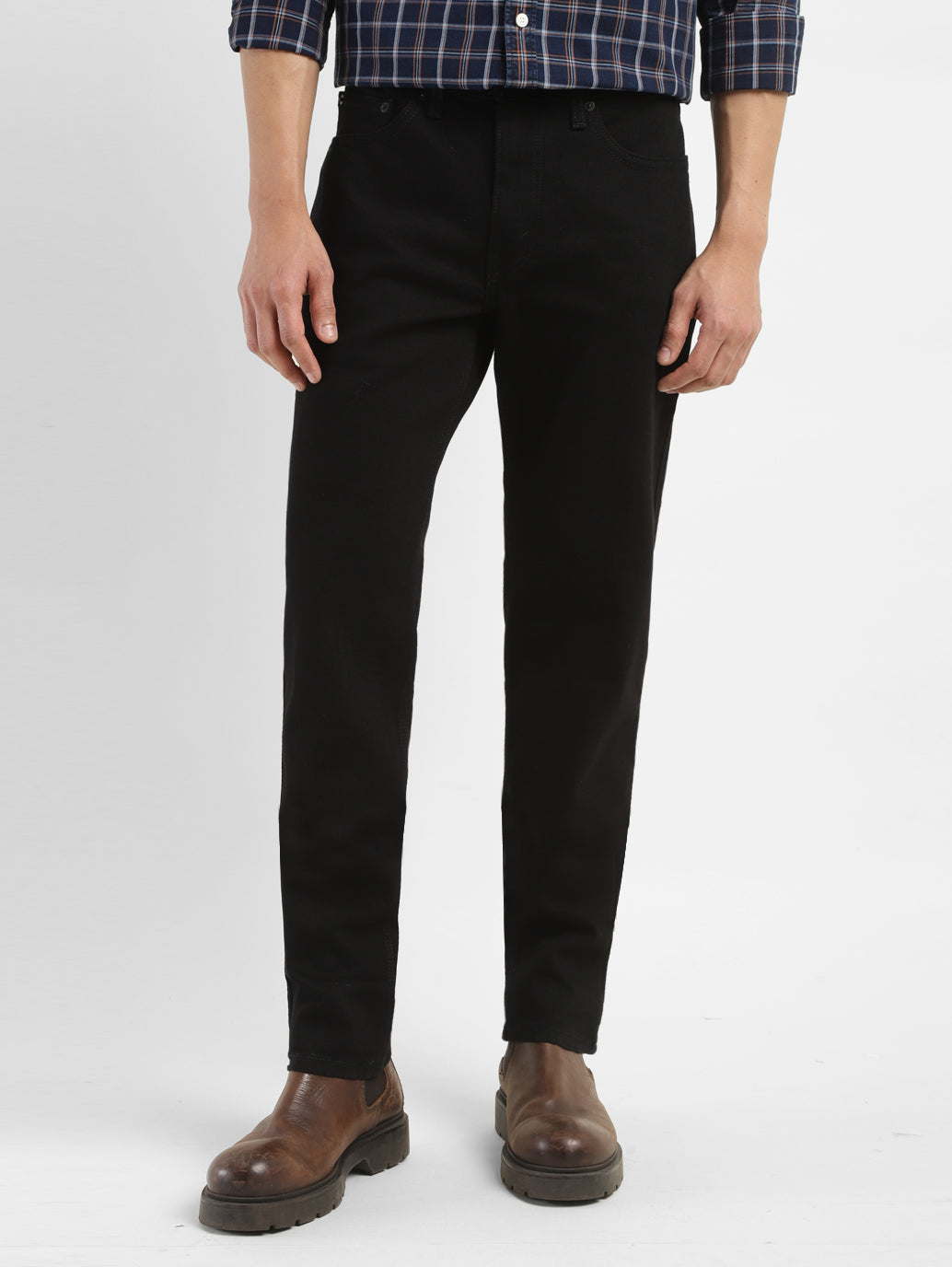 Men's 511 Black Slim Fit Mid Rise Jeans - caa0ad1b-8a6f-45d9-82fb-db2c2529b2bd View