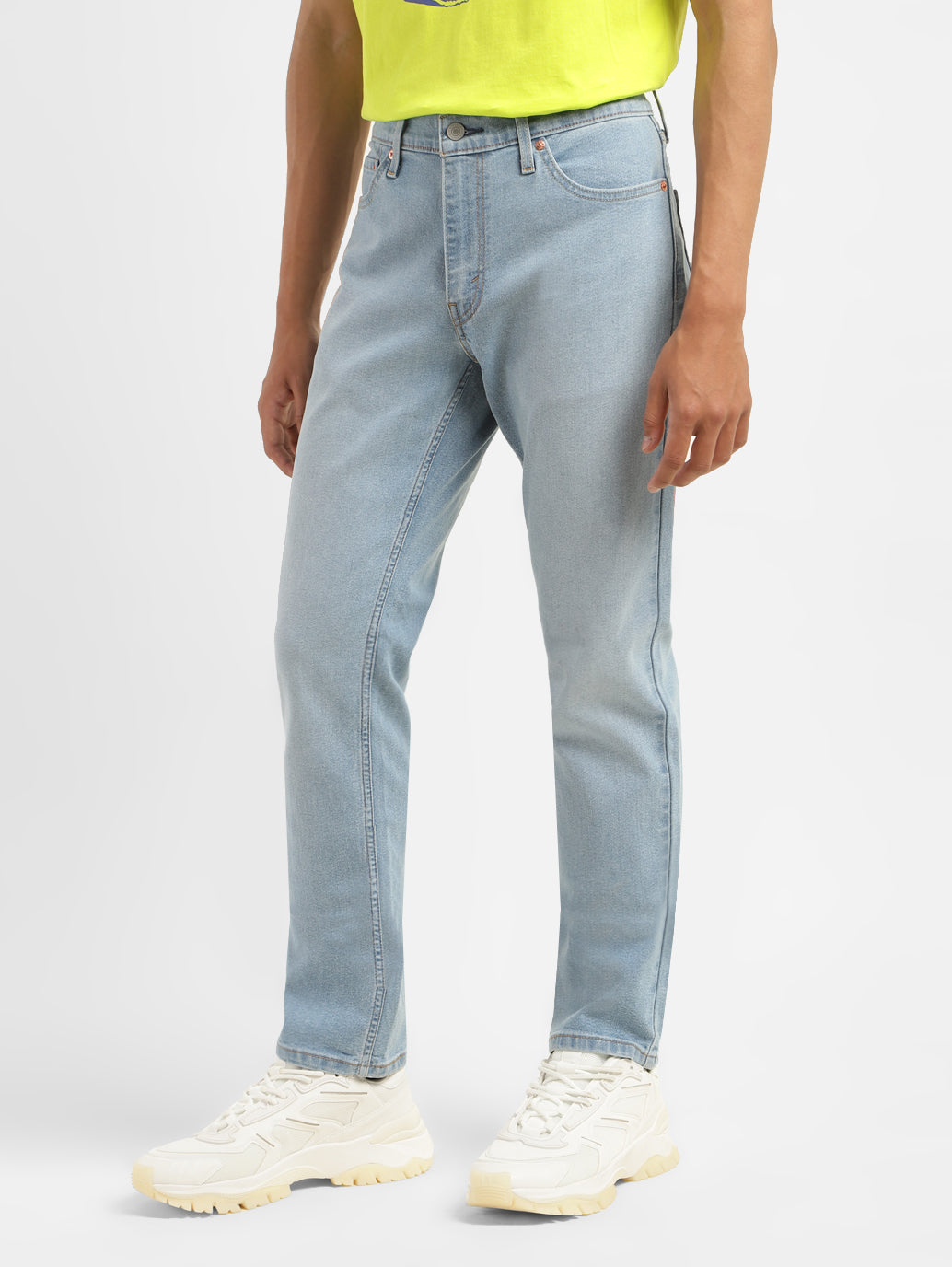 Men's 511 Light Blue Slim Fit Mid Rise Jeans - b3c42511-c406-4727-8e30-26c9721583a9 View