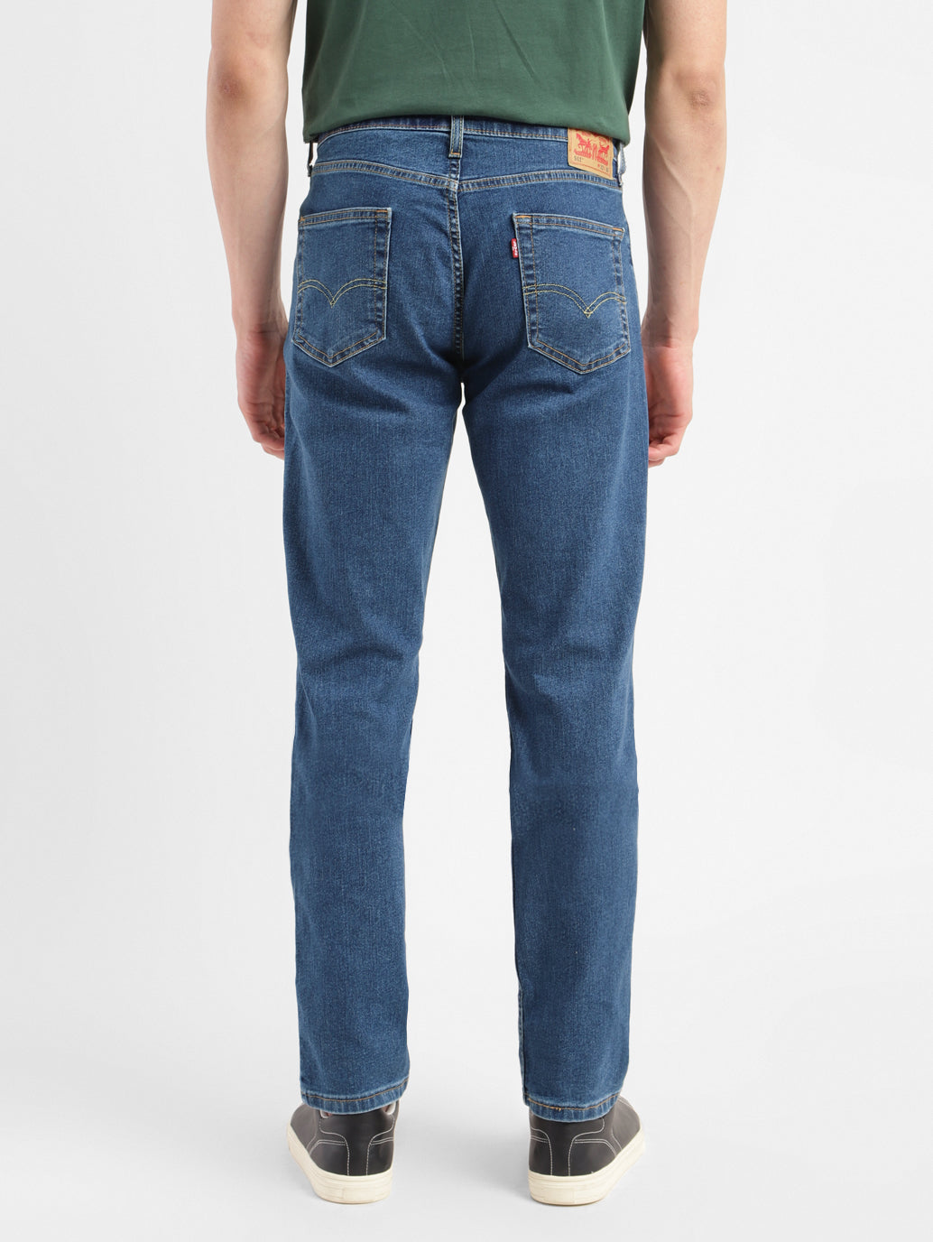 Men's 511 Navy Blue Slim Fit Mid Rise Jeans - 58ccf0c1-962f-4005-ae76-47dd8ee89692 View