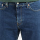 Men's 511 Navy Blue Slim Fit Mid Rise Jeans - b6377d0c-dc84-4611-bea3-fff12e0fab85 View
