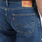 Men's 511 Navy Blue Slim Fit Mid Rise Jeans - cce8510b-8e24-42bc-92f2-6e701cfe74b0 View