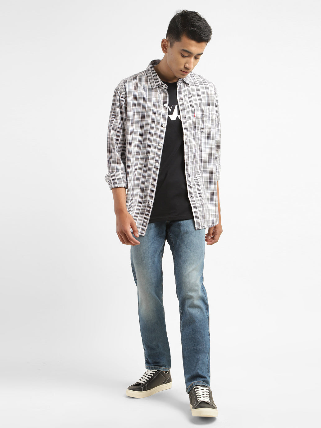 Men's 511 Blue Slim Fit Mid Rise Jeans