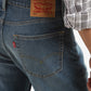 Men's 511 Blue Slim Fit Mid Rise Jeans - cd3c777a-362b-4c06-a221-0be9aefc6823 View