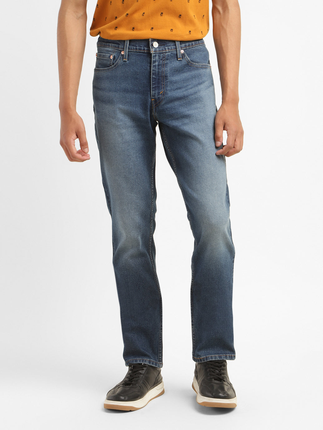 Men's 511 Blue Slim Fit Mid Rise Jeans - 9013965d-3860-408c-a5a6-d5e363e60a36 View