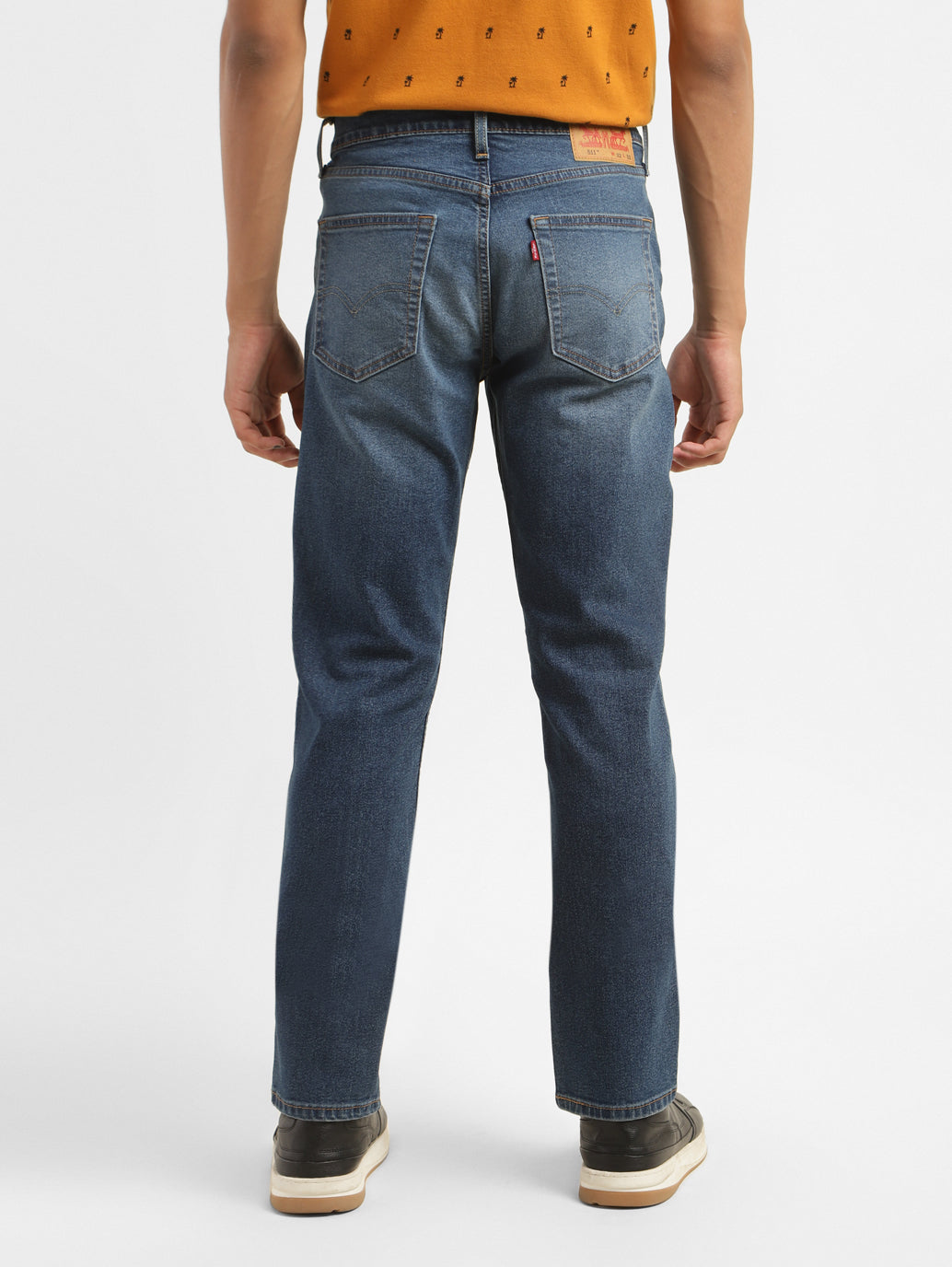 Men's 511 Blue Slim Fit Mid Rise Jeans - 883b35f4-4ef2-44c2-a712-2e2b11c3cdf7 View