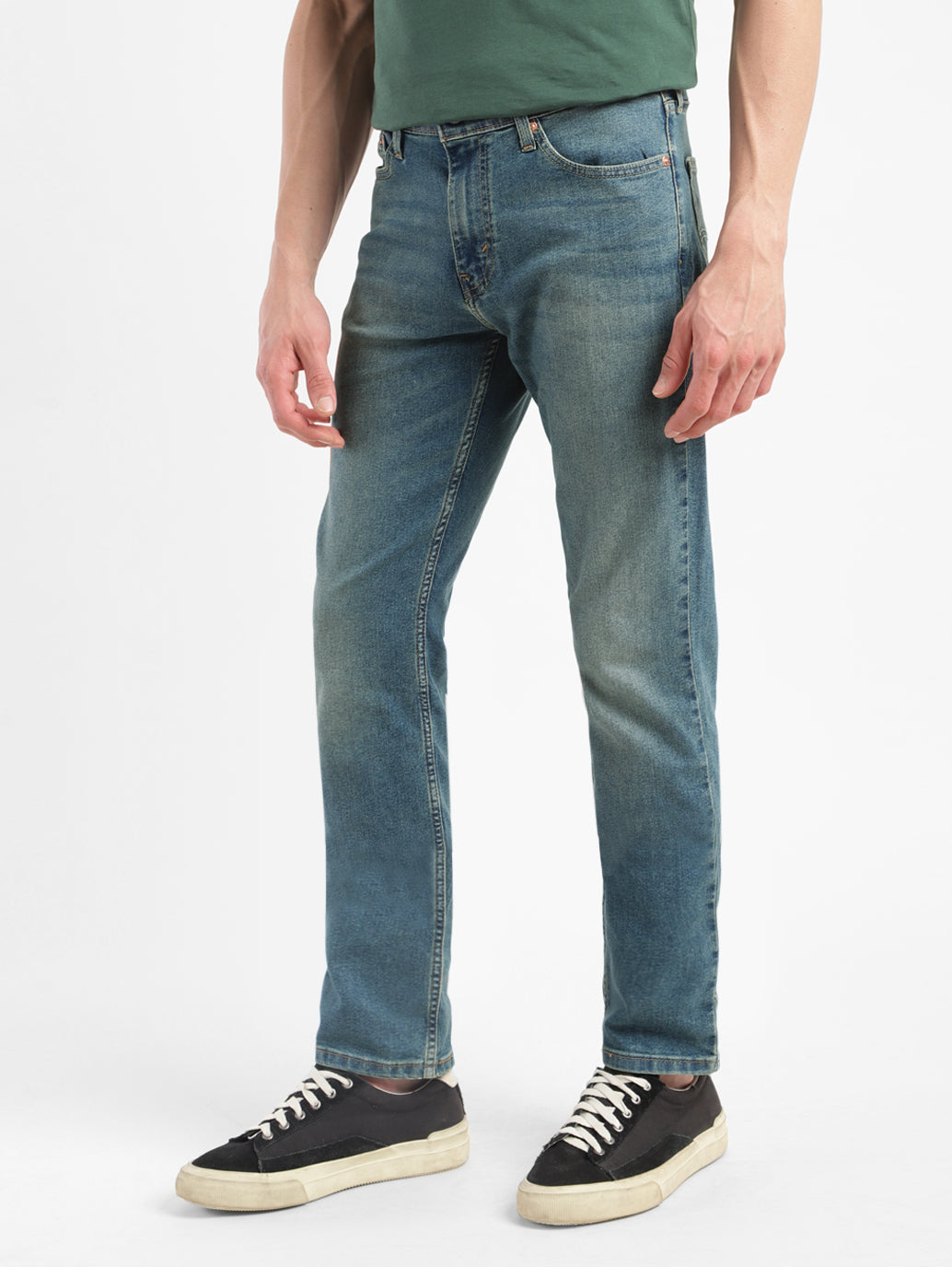 Men's 511 Blue Slim Fit Mid Rise Jeans - 1d43201c-fcce-4f0d-9b58-6a5179c4f01a View