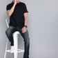 Men's 511 Blue Slim Fit Mid Rise Jeans - Details View