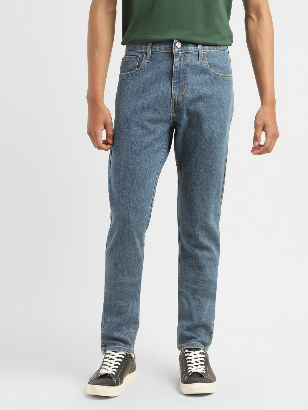 Men's 511 Blue Slim Fit Mid Rise Jeans - f5c44504-53e1-4b4d-a6fc-ca98be3cc120 View